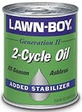 Tools & Hardware : Lawn-Boy 8 oz. 2-Cycle Ashless Engine Oil - Single Pack #89930