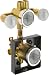 Delta R18222-XO Pre-Plumbed Rough-In Valve with Extra Outlet 6-Function