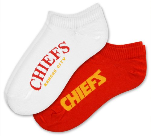 Kansas City Chiefs Women's No-Show Socks (2-pack)