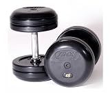Troy Barbell RUFD-12.5 Troy Pro-Style Rubber dumbbells - 12.5 lbs.