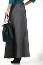 Per Una Pure Cotton Panelled Denim Skirt [T62-7424G-S-LCTB]