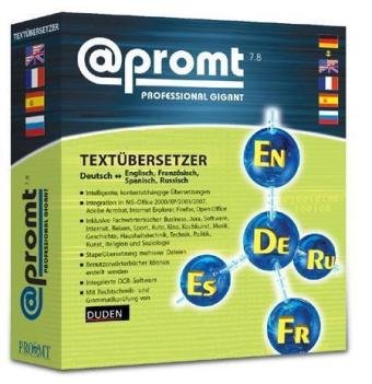 PROMT Professional 7.8 Gigant Englisch, Spanisch, Französisch, Russisch