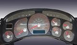 1999-2002 Chevrolet diesel truck SS kits with red lighting and matching needles.