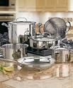 Cuisinart Chef's Classic Stainless-Steel 10-Piece Cookware Set