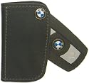BMW Genuine Black Leather Key Case OEM