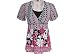 Plus Bay Studio Career Pink Multi Duet Top