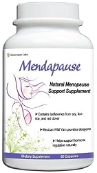 Mendapause Menopause Supplement for Hot Flashes, Night Sweats, and Mood Swings
