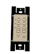 Leviton HXC4A-1TW DHC 4 Address, On/Off, Group Dim/Bright, ALL ON/ALL OFF Wall Mounted Dimming Switch, Green Line, 2-Way Communication, White