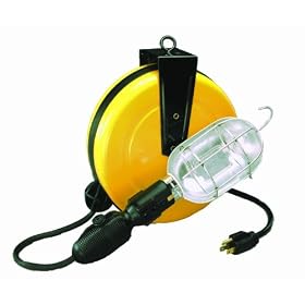Alert Stamping 5000A-30GCB 30-Foot Cord Reel with Light
