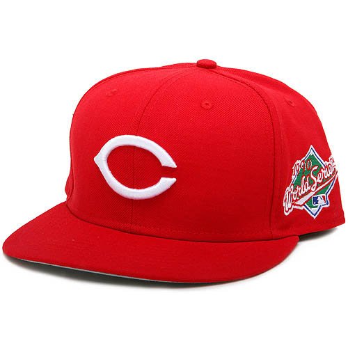 Cincinnati Reds Authentic Cooperstown Collection Cap W/1990 World Series Logo 6 3/4