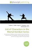 List of Characters in the Mortal Kombat Series