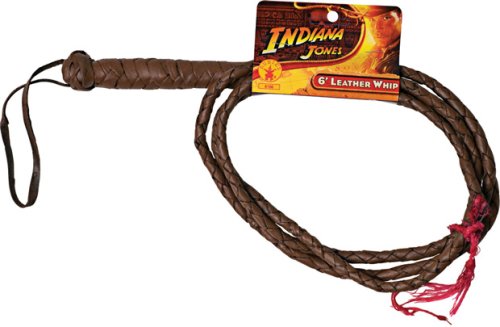 Indiana Jones 6' Leather Whip Costume Accessory