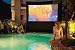 CineBox Outdoor Movie Screen 16' x 9' Theater System - Screen - LCD Projector - DVD Player - Audio Mixer - Outdoor Speakers