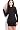 House Of Cassette - Women's Femme Sweater Dress (Black) - Small