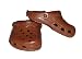Brown Garden Clogs. Fits 18" Dolls Like American Girl Doll