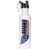 Tennessee Titans 26oz Stainless Steel Water Bottle (White)