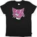 Emily the Strange juniors Sexy Kitty Purple Cat Black T-Shirt