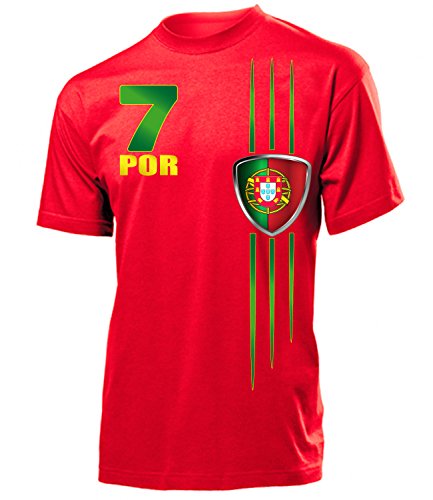 FUSSBALL – PORTUGAL FANSHIRT 3215(H-R) Gr. XXL