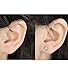 PiercingJ Stud Earrings Set Cubic Zirconia Barbell Earring Tragus Cartilage Helix Earring Ear Studs for Women, 6mm Bar, 16G, 8-12pcs