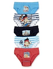 5 Pack Pure Cotton Jake and the Neverland Pirates Slips