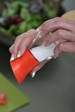 Ceramic Spice Grinder - Warm Red - with adjustable coarsness wheel