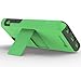 iPhone SE Stand Case, GreatShield Legacy Series Ultra Slim Fit Dual Layer Hybrid Snap On Case Back Cover with Kickstand for Apple iPhone SE / 5S / 5C / 5 (Green)