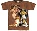 Sports : Collie Sheltie - Batik T-Shirt 100% Baumwolle - Made in USA
