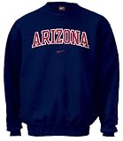 Arizona Wildcats College Embroidered Crewneck Sweatshirt By Nike Team Sports