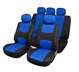 FH-FB050115 Univerisal Car Seat Cover Full Set Blue/black