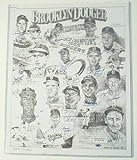 Brooklyn Dodgers Autographed 16x20 Lithograph (16 Autographs)