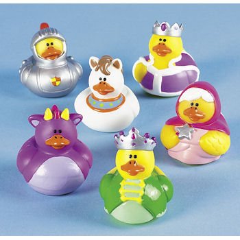 Lot of (12) Fairy Tale Rubber Duck Ducky Party Favors