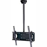 Plasma LCD LED ceiling mount bracket 32-55 inch (Black)
