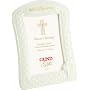 Gund Porcelain Baby's Christening Frame With 24K Gold Accents
