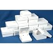 12 Pendant Boxes White Leather Jewelry Gift Display Box