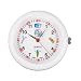 Prestige Medical Analog Stethoscope Watch with Medical Symbols, White