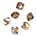 Preciosa Czech Crystal Bicones Glass Beads 4mm 'Crystal Capri Gold' (50)