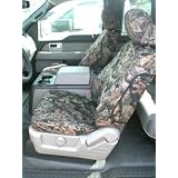 Exact Seat Covers, F460 WD, 2009-2011 Ford F150 Front Bucket Seats Exact Fit Seat Covers. Woodland Camo Velour