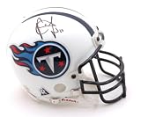 Vince Young Autographed/Hand Signed Tennessee Titans Mini Helmet