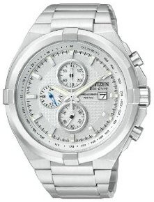 Citizen #CA0010-50A Men's Eco Drive Stainless Steel Chronograph Watch