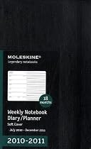 Moleskine Large Weekly Notebook 18 Months Soft 2011 (Moleskine Srl) (Moleskine Legendary Notebooks (Calendars))(July 2010 to December 2011)