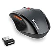 TeckNet Nano Cordless Optical Mouse M002 2.4 GHz, Grey