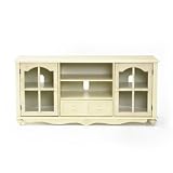 SEI Coventry Antique-White Large Television Console