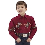 Wrangler® Bullrider Aztec Border Shirt for Boy by Wrangler