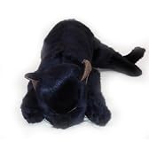 癒しねこ（リアルな猫のぬいぐるみ）　【黒猫･眠り目】