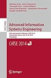 Advanced information systems engineering : 26th international conference, CAiSE 2014, Thessaloniki, Greece, June 16-20, 2014 : proceedings