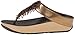 FitFlop Women's Cha Cha Flip Flop, Bronze, 6 M US