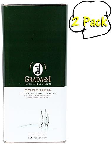 Italian Centenaria Single Estate Extra Virgin Olive Oil, 5 Liters, 2 Per Case