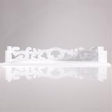 Produkt-Bild: HOLZ WANDREGAL WANDGARDEOBE garderobe wand regal weiss 61cm breit