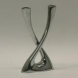 Kerzenhalter, Kerzenst�nder aus Aluminium Cross 27 cm