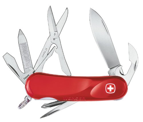 Wenger 16967 Swiss Army Evolution 16 Pocket Knife, Red